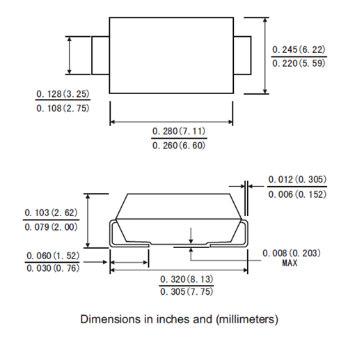 ss54貼片二極管,參數