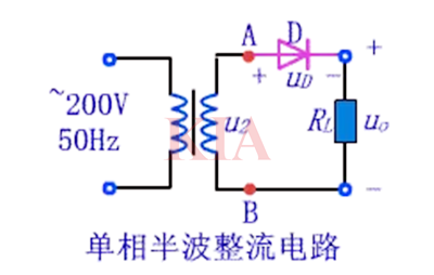 單相半波整流電路圖,工作原理詳解-KIA MOS管