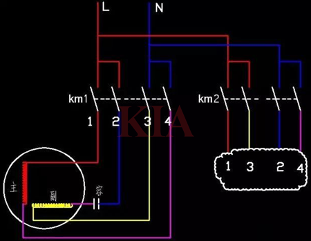 單相電機正反轉