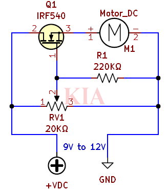 直流電機調(diào)速電路