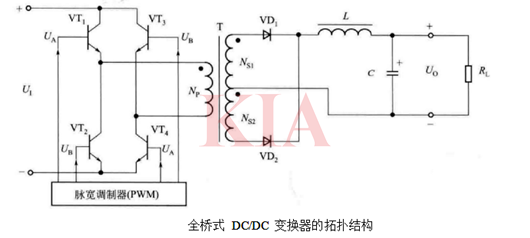 全橋功率變換器工作原理,全橋變換電路-KIA MOS管