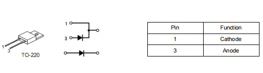10a600v快恢復二極管