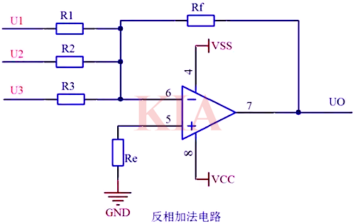 運算放大電路圖,加減法運算,差分放大電路-KIA MOS管