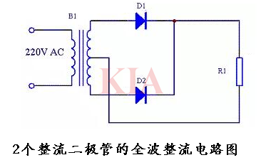 全波整流電路,二極管整流電路圖-KIA MOS管