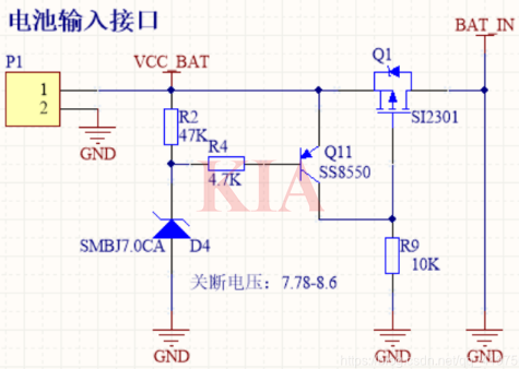 直流過壓保護電路,過壓保護電路圖-KIA MOS管