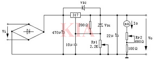 三端可調穩壓電路圖,原理圖分享-KIA MOS管