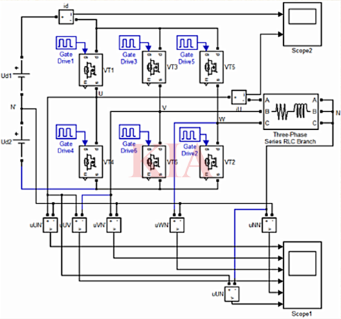 三相全橋逆變電路