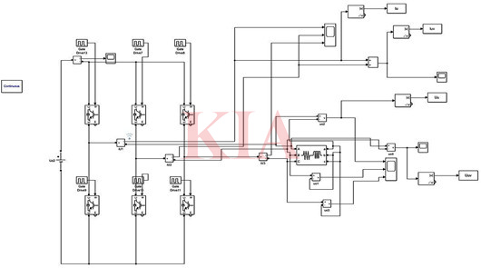 三相橋式逆變電路原理,電路圖-KIA MOS管
